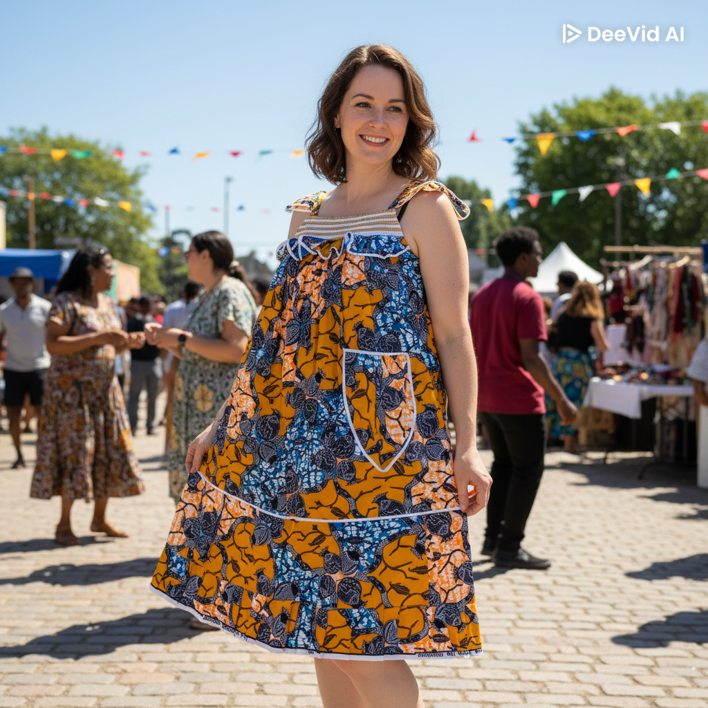 Robe Contraste Audacieux